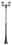 Lampe de parc 1,8-2,8 m