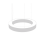 Luminaire suspendu Anneau LED géométrique