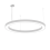 Luminaire suspendu Anneau LED géométrique