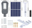 Lampadaire solaire LED Virgin 300 3 000 lm avec télécommande
