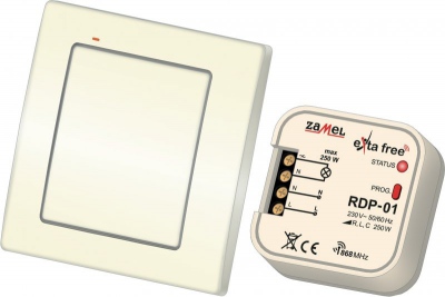 Kit de contrôle sans fil pour éclairage avec fonction de gradation RZB-02