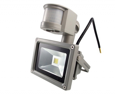 Projecteur LED 10W très chaud PIR 115 x 85 mm
