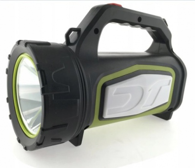 Lampe de poche Lampe de poche LED 1200lm rechargeable avec éclairage latéral supplémentaire