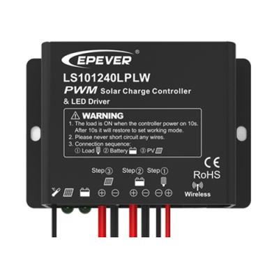 Contrôleur de charge LS2024120LPLW 20 A pour lampes solaires LED, Wi-Fi 2,4 GHz