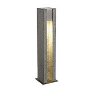 Lampadaire SLV Arrock Slot Square, granit, sel et poivre, GU10, max. 4 W