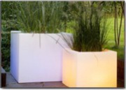 Pot de fleurs éclairé par LED Les Quatre