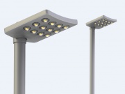  Bowi Lampe LED Trevor 60W avec mât 3m DW