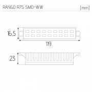Lampe LED RANGO R7S SMD-WW