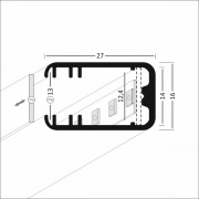 PROFIL LED MICRO-LINE LINE