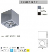 Luminaire downlight KubGo N 111