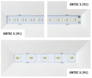Luminaire d'évacuation à LED Ontec S M2 COLD, M5 COLD en saillie