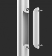 Poteaux droits en aluminium 2,5-6 m