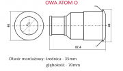 Luminaire de secours ATOM FL LED