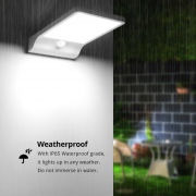 Lampadaire solaire (applique) 36LED avec détecteur de mouvement 3 modes de fonctionnement