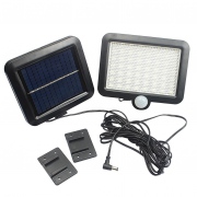  Electriquo Projecteur 56 LED avec panneau solaire et détecteur de mouvement