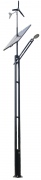 Lanterne solaire-éolienne hybride Dual Solar LED V1 haut de gamme - 8 m