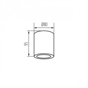 Spot de plafond Santi IP44