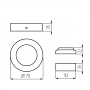 Spot encastrable Caras V2LED