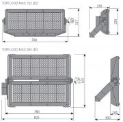 Projecteur LED V1 Max 384