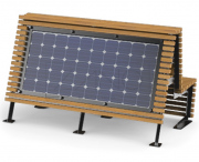  Electriquo Banc solaire Forma
