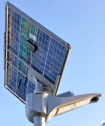 Lampe solaire LED Persa 50-60 W Panneau double face
