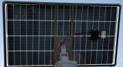 Lampe solaire LED Persa 50-60 W Panneau double face