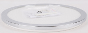 Plafonnier Plafond 24W Led Ip44 Chrome+Granila