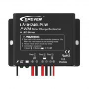  Electriquo Contrôleur de charge LS2024120LPLW 20 A pour lampes solaires LED, Wi-Fi 2,4 GHz