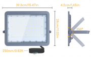 Projecteur LED à faisceau étroit IP65