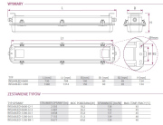 Luminaire de secours hermétique INS340 LED (A3/ZB)
