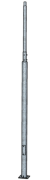 Poteau rond en acier 6-10 m
