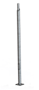 Poteau rond en acier coupé 3-8m
