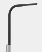 Kit d'éclairage SNAKE I-4 LED 12, 2 700 K, optique T4, acier inoxydable anodisé noir, sans protection élastomère