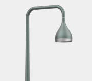 Kit d'éclairage asymétrique DROP I LED 24, 2 700 K, graphite anodisé-acier inoxydable