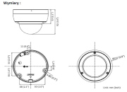 Caméra dôme IP 4MPX, AcuSense, H.265+, audio IP66, alarme, IK10