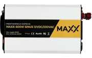  Electriquo Convertisseur de tension 600 W Sinus 12 V CC/230 V CA [300 W/600 W]
