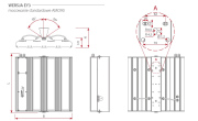 Luminaire antidéflagrant EXF450LED, zones 1, 21 et 2, 22