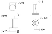Lampe suspendue LED C90-P