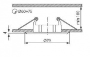 Spot de plafond VIDI CTC-5514