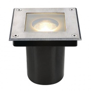 Luminaire au sol SLV DASAR SQUARE GU10 pour encastrement