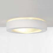  Plafonnier SLV GL 105 E27 ronde en plâtre blanc max. 15 W