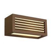 Applique murale SLV BOX-L E27 carré couleur rouille E27 max. 18W