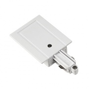  SLV Alimentation pour rail haute tension monophasé, version encastrée, blanc
