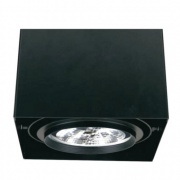 Luminaire halogène MTX 1 - Nt (transformateur 0-50va) Qr111/g53 1x50 noir