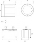 Luminaire d'allée RUNE 1 LED