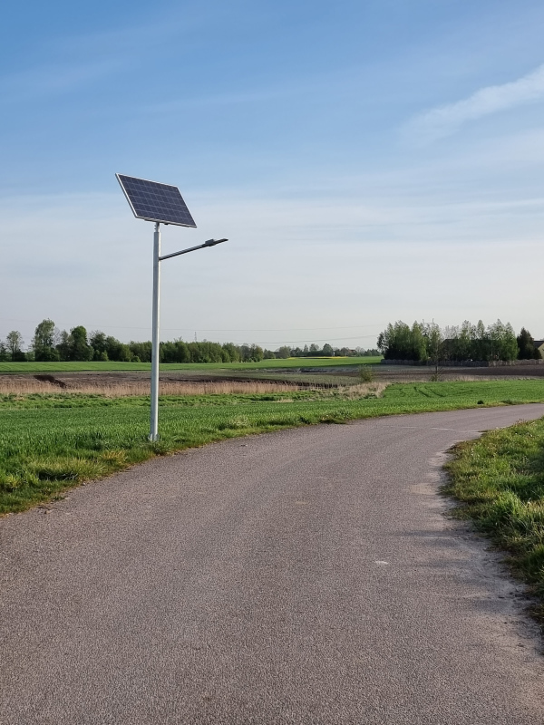 Oświetlenie drogi gminnej w gminie Rogowo, woj. kujawsko-pomorskie