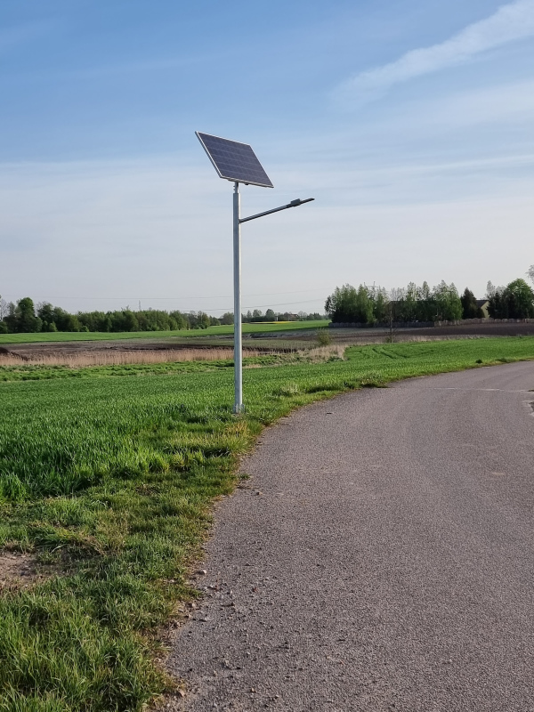 Oświetlenie drogi gminnej w gminie Rogowo, woj. kujawsko-pomorskie