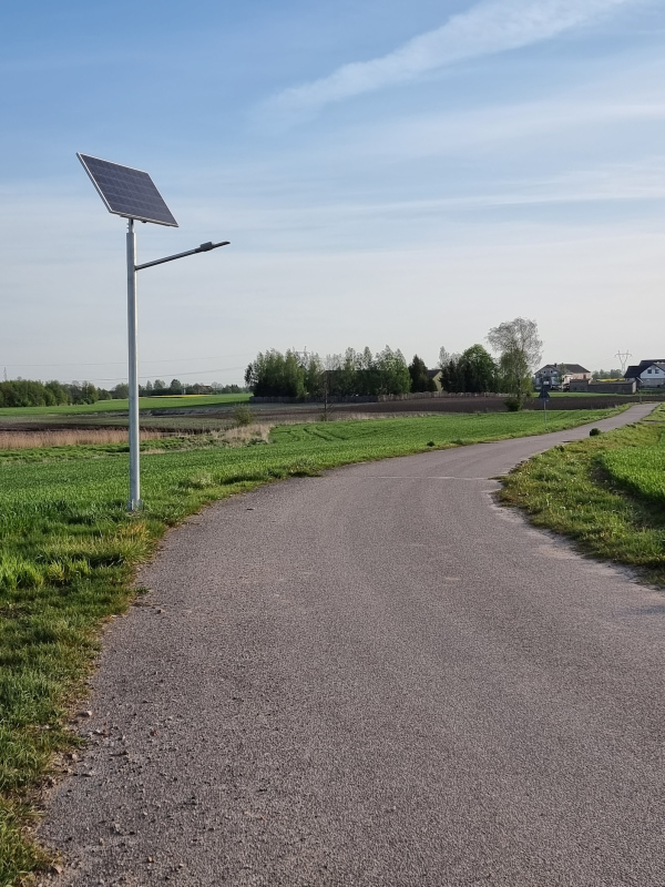 Oświetlenie drogi gminnej w gminie Rogowo, woj. kujawsko-pomorskie