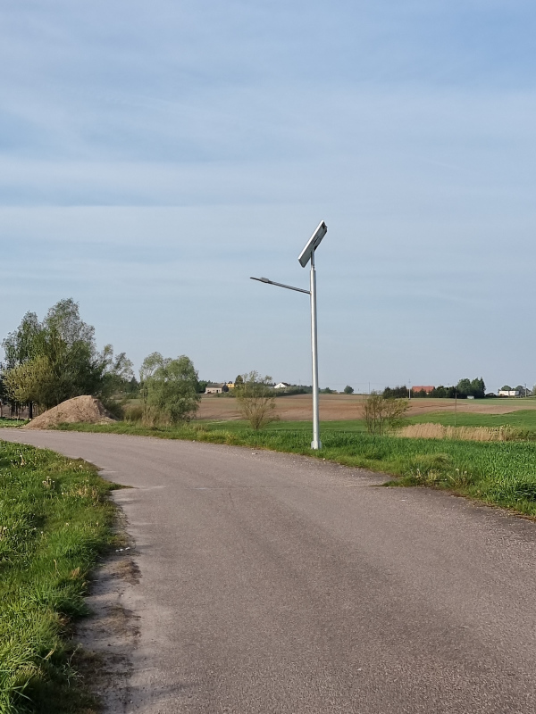 Oświetlenie drogi gminnej w gminie Rogowo, woj. kujawsko-pomorskie