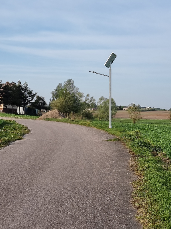 Oświetlenie drogi gminnej w gminie Rogowo, woj. kujawsko-pomorskie